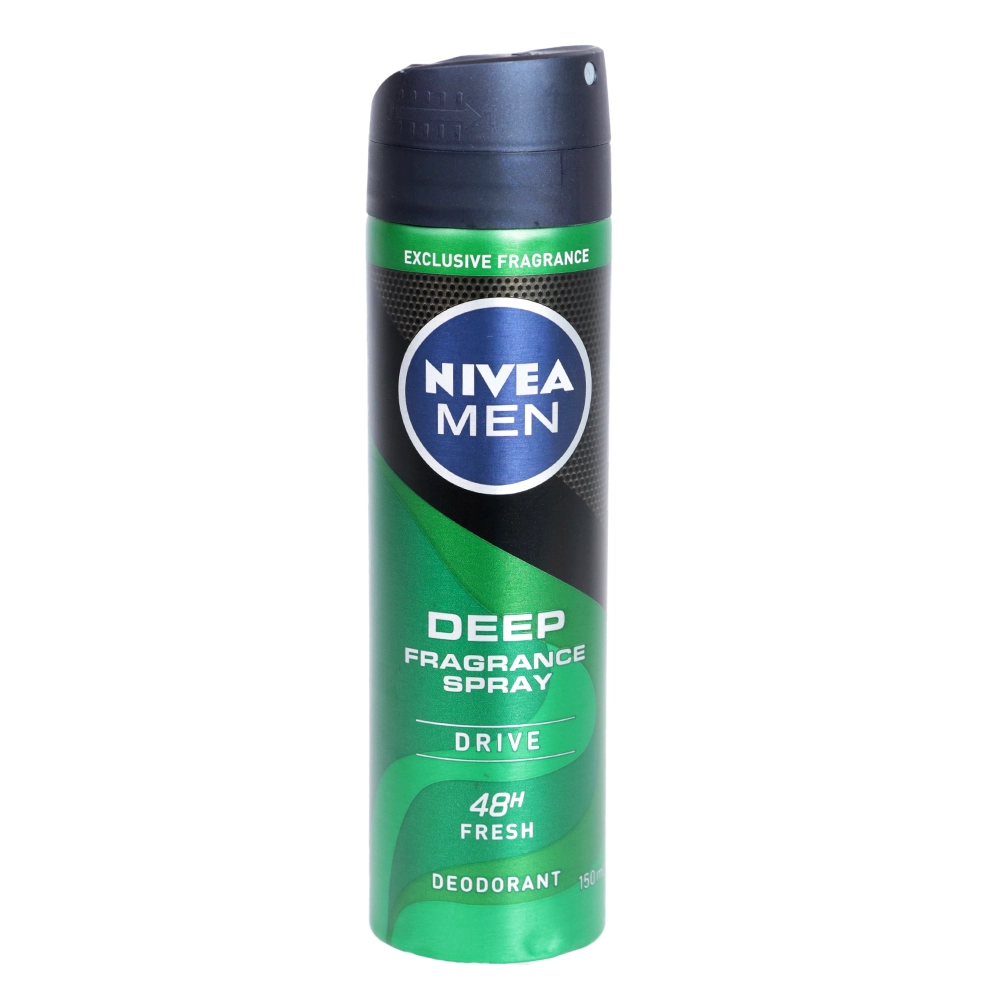 اسپری بدن مردونه-نیوا11 اسپری ضد تعریق 48 ساعته مردانه نیوا سری Deep مدل FRAGRANCE SPRAY حجم 150 میلی لیتر